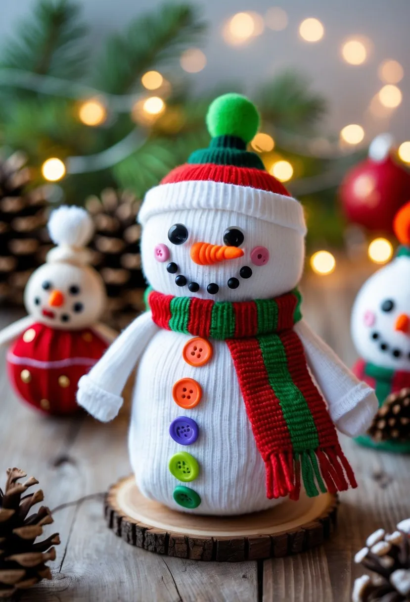 DIY Sock Snowman