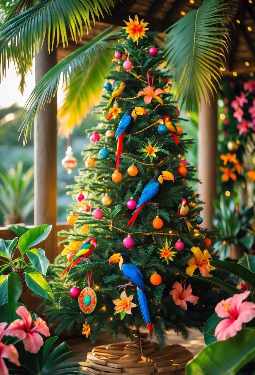 Tropical Brights with Exotic Birds