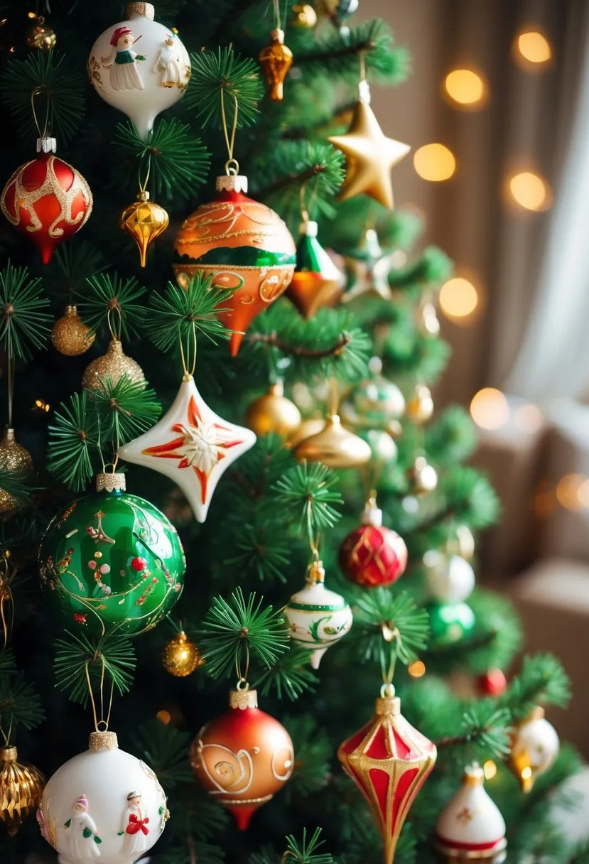 Hand-Painted Unique Ornaments