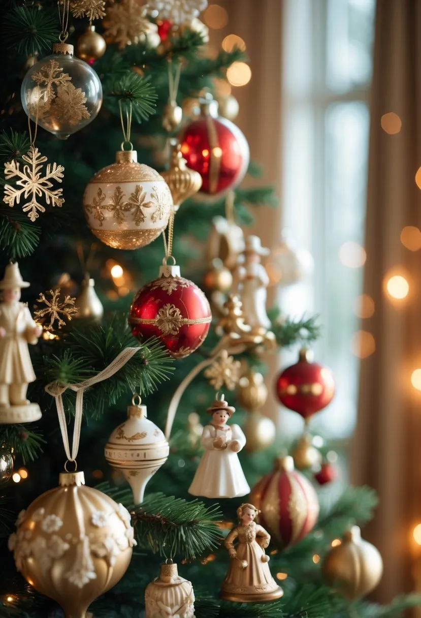 Vintage Ornament Display