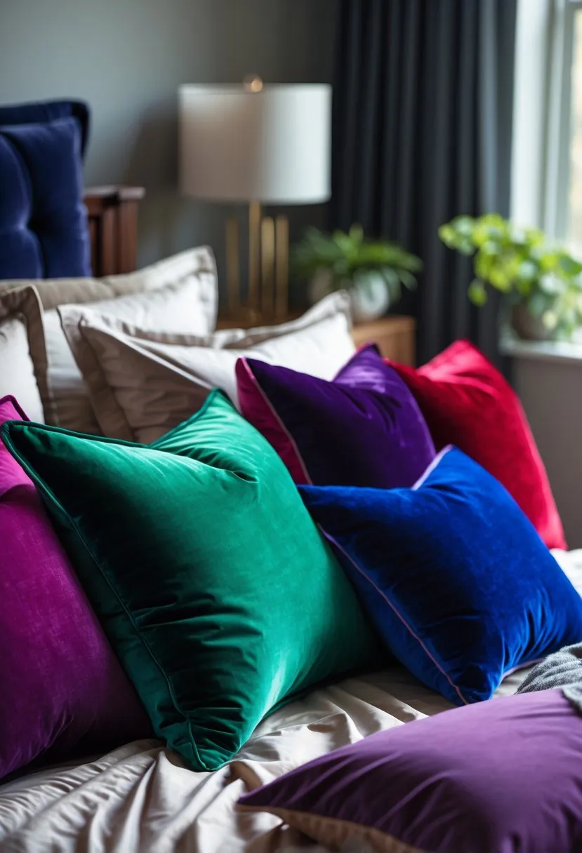 Ceiling painted in bold shades