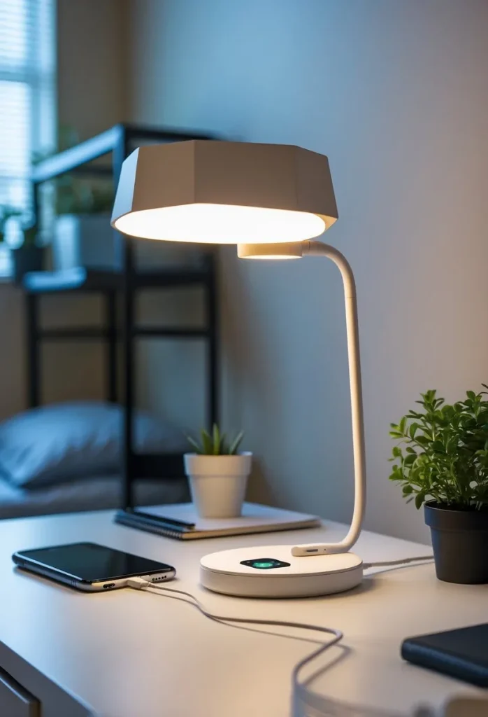 Minimalist Desk Lamp with USB Charging