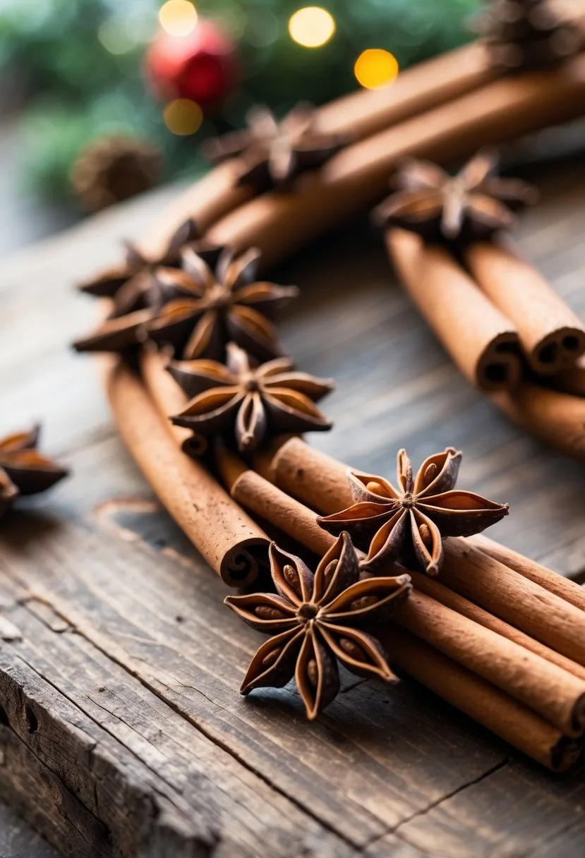 Cinnamon Stick and Star Anise Garland