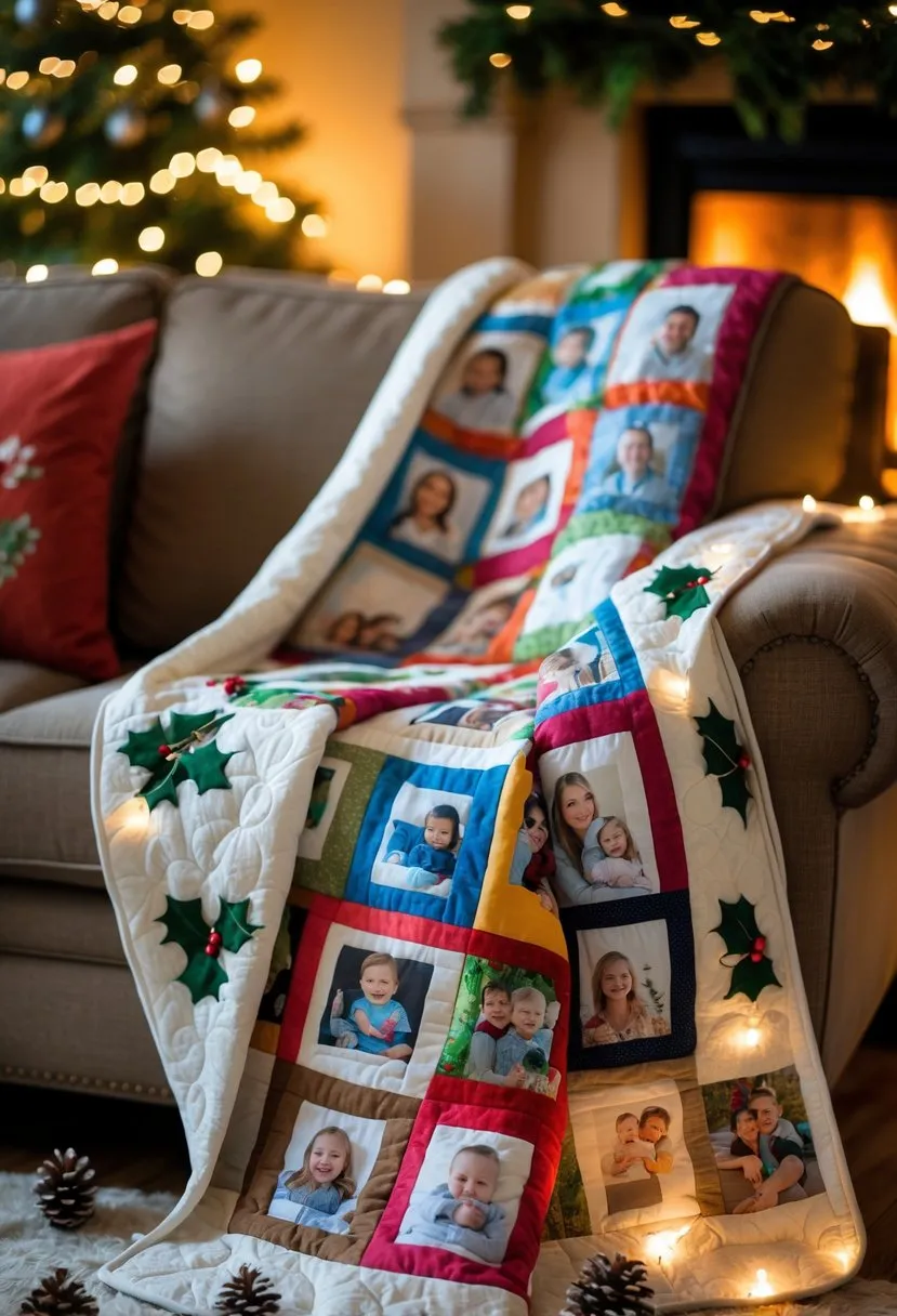 Patchwork Family Photo Quilts
