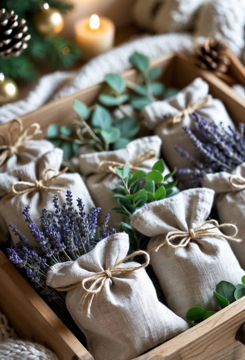 Lavender and Eucalyptus Sachets for Drawers