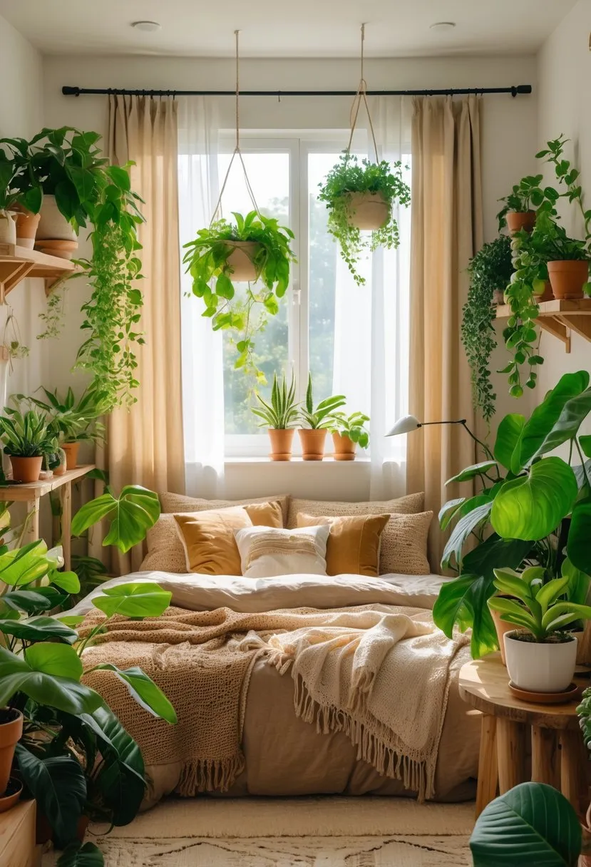Add plants to bring natural elements inside