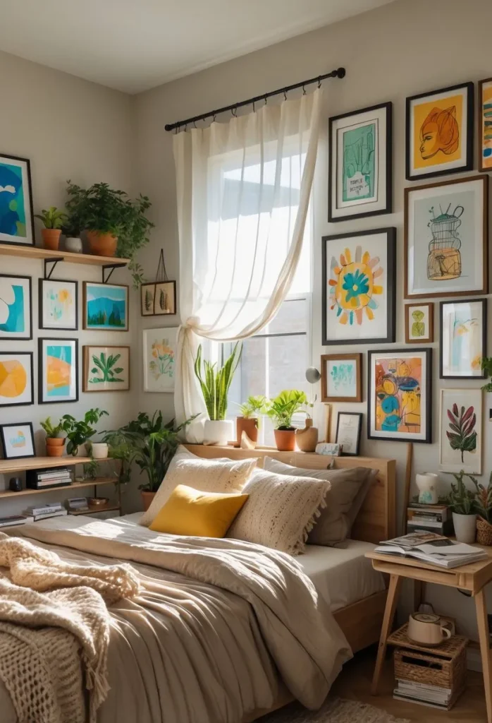  Display personal art that reflects your personality