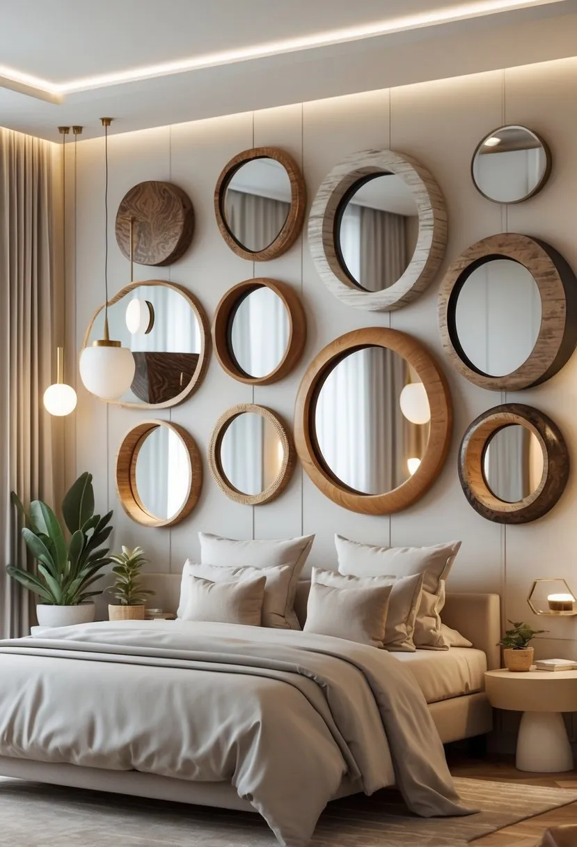  Sculptural mirrors with artistic frames