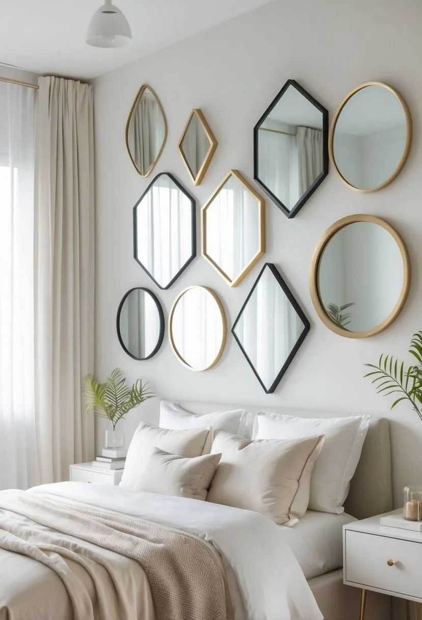  Sleek geometric mirrors with metal frames