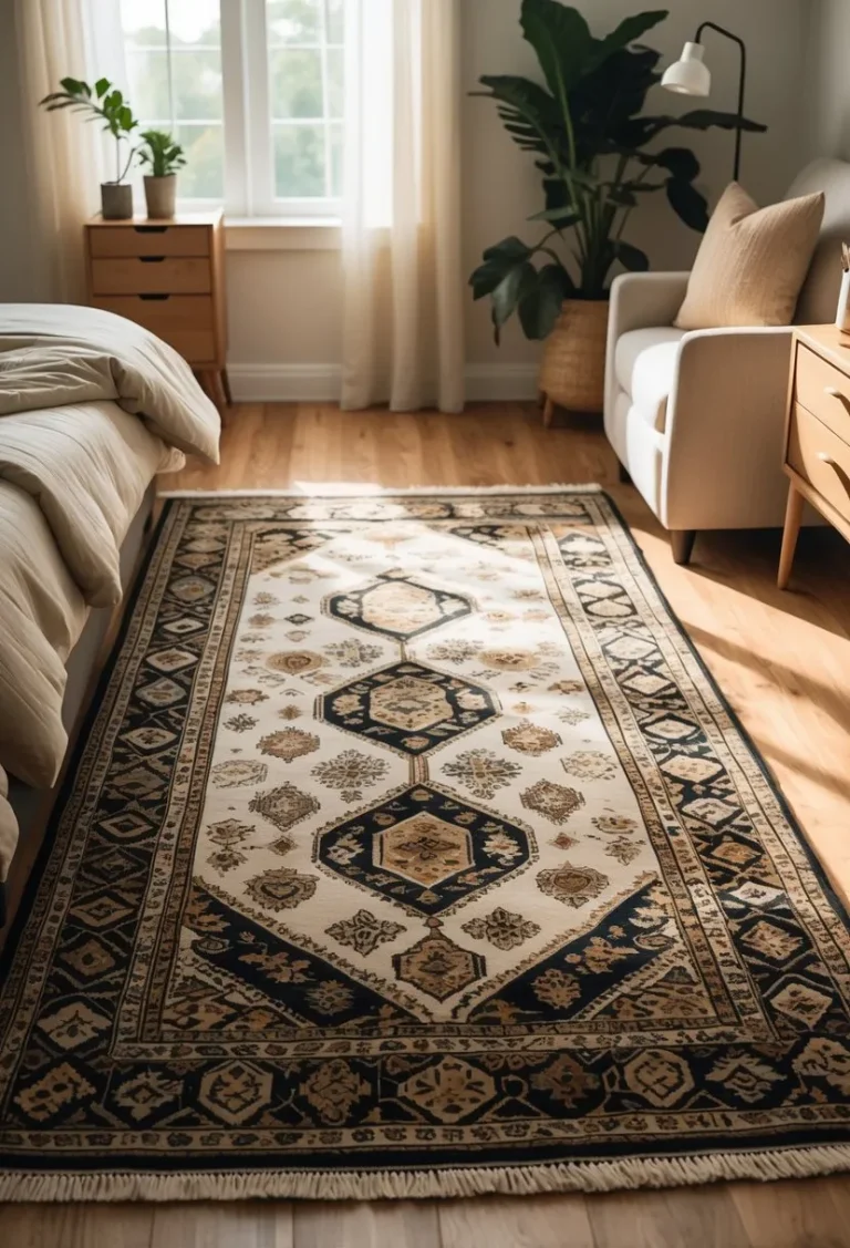 Bohemian Style Bedroom Rug