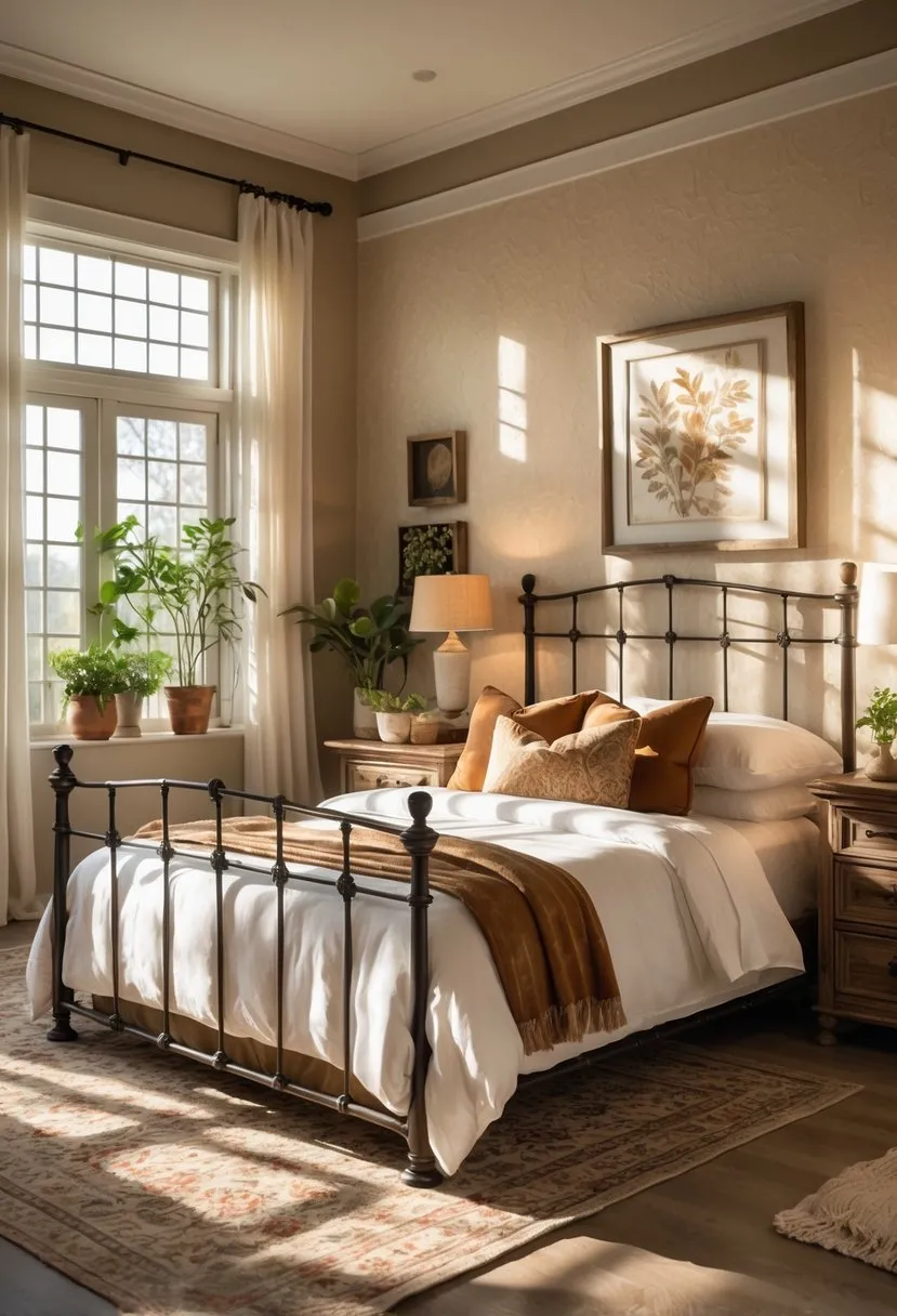 Wrought iron bed frames