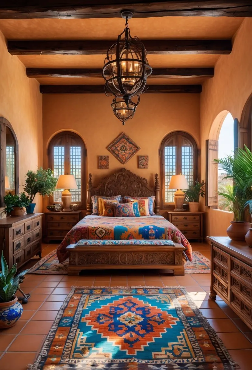 spanish style bedroom