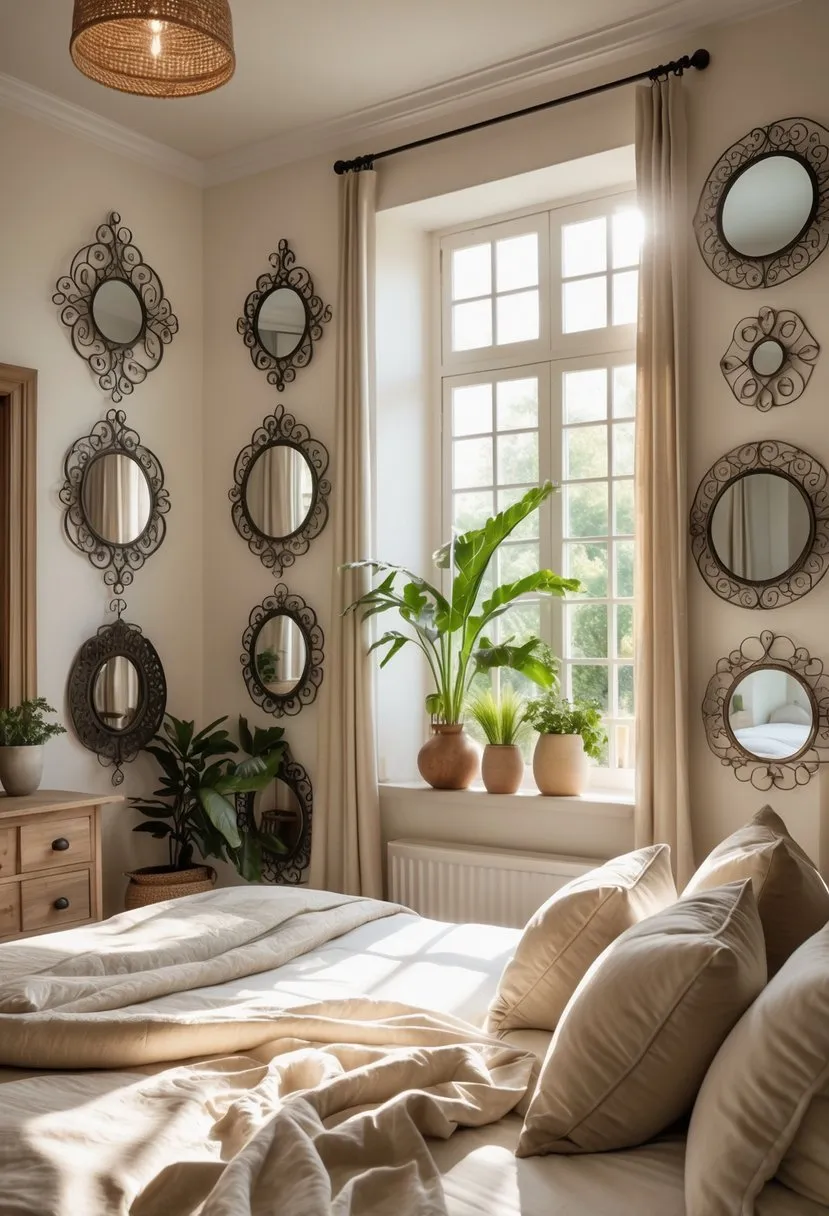  Decorative wrought iron mirrors