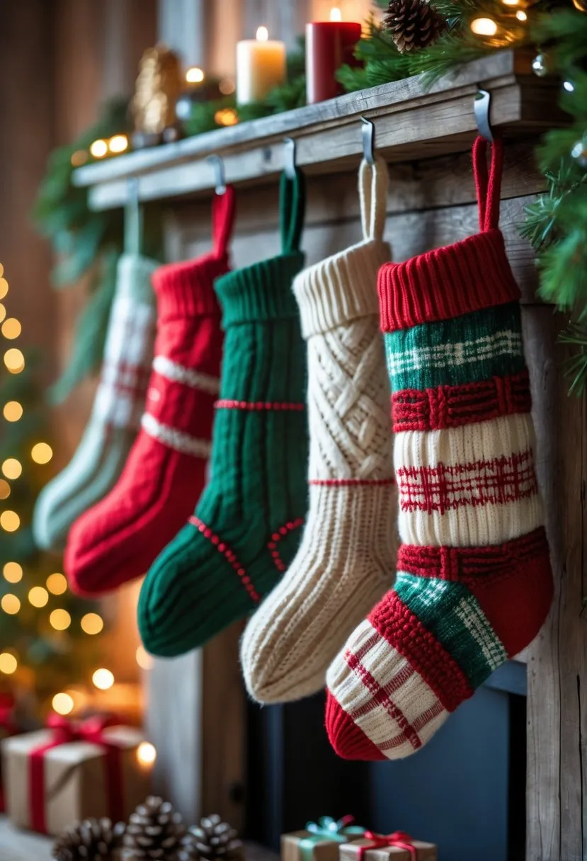 18 Upcycled Christmas Crafts to Turn Trash Into Beautiful Holiday Decor for Sustainable Festive Creativity 6 Old Sweater Christmas Stockings