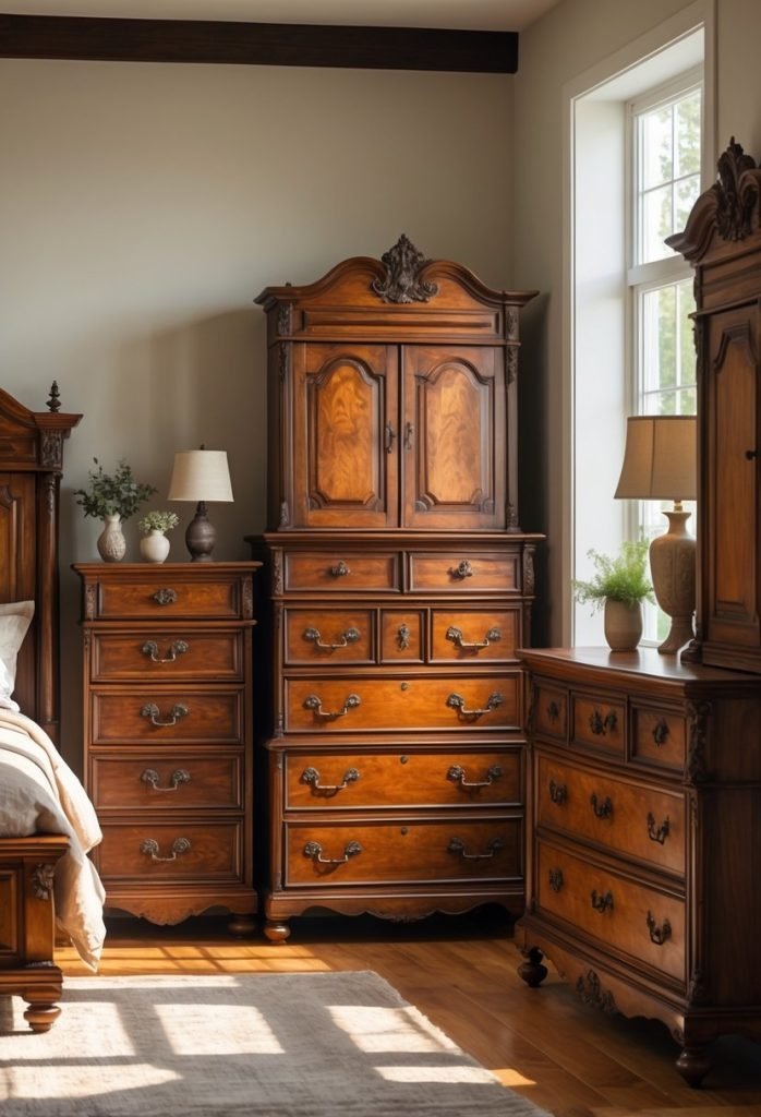 Antique wooden dressers