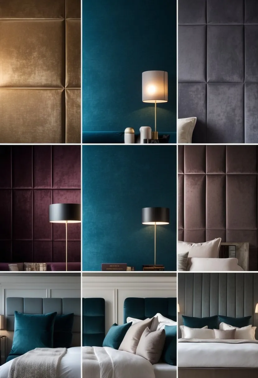Luxurious Velvet-textured Wallpaper