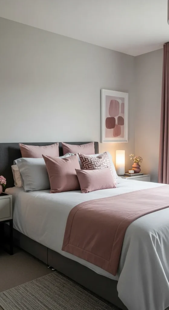 Dusty Rose Accents for Grown-Up Style