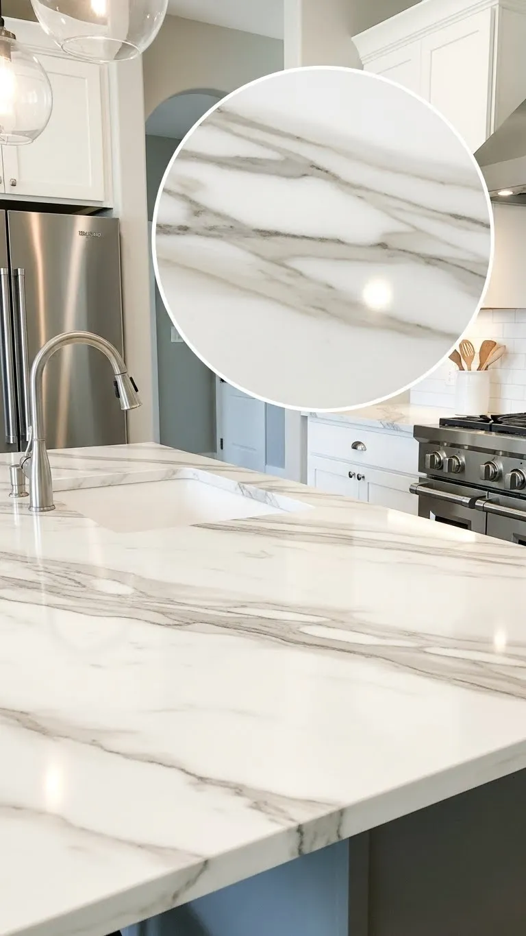 Fake Luxe Countertops with Contact Paper