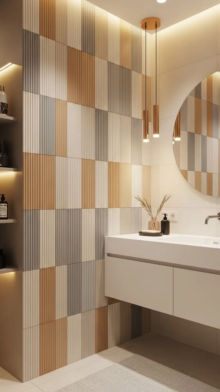 Fluted Tiles: Texture That Feels Fancy
