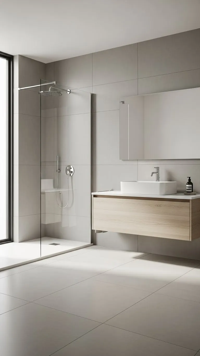  Large-Format Tiles: Less Grout, More Calm
