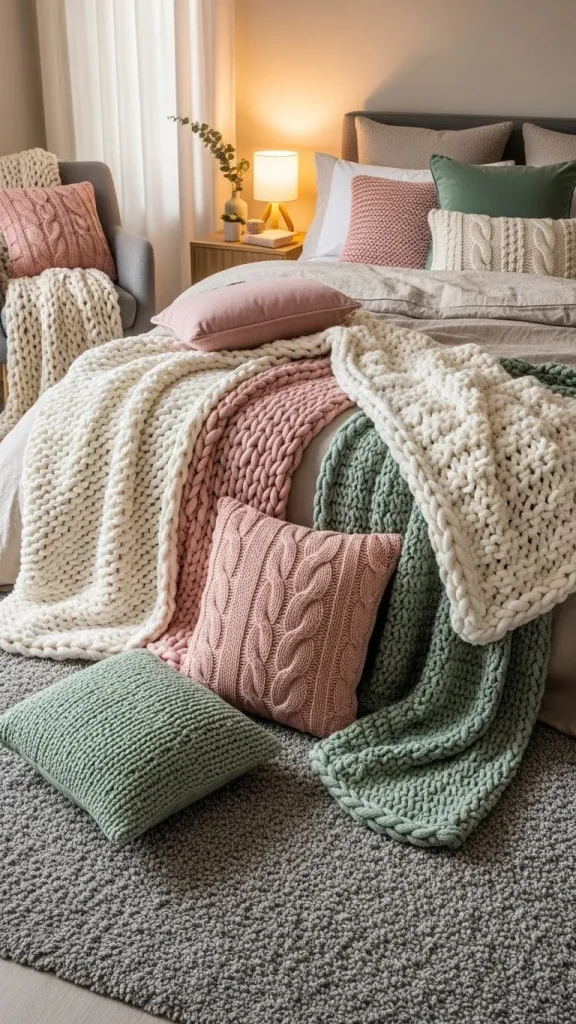 Layered Textures Rugs, Throws & Cushions