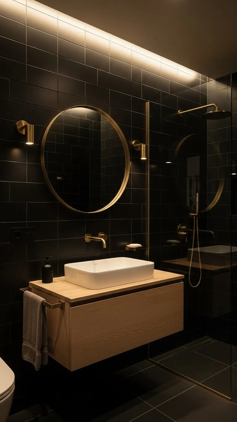 Matte Black Tiles: Bold Without Shouting
