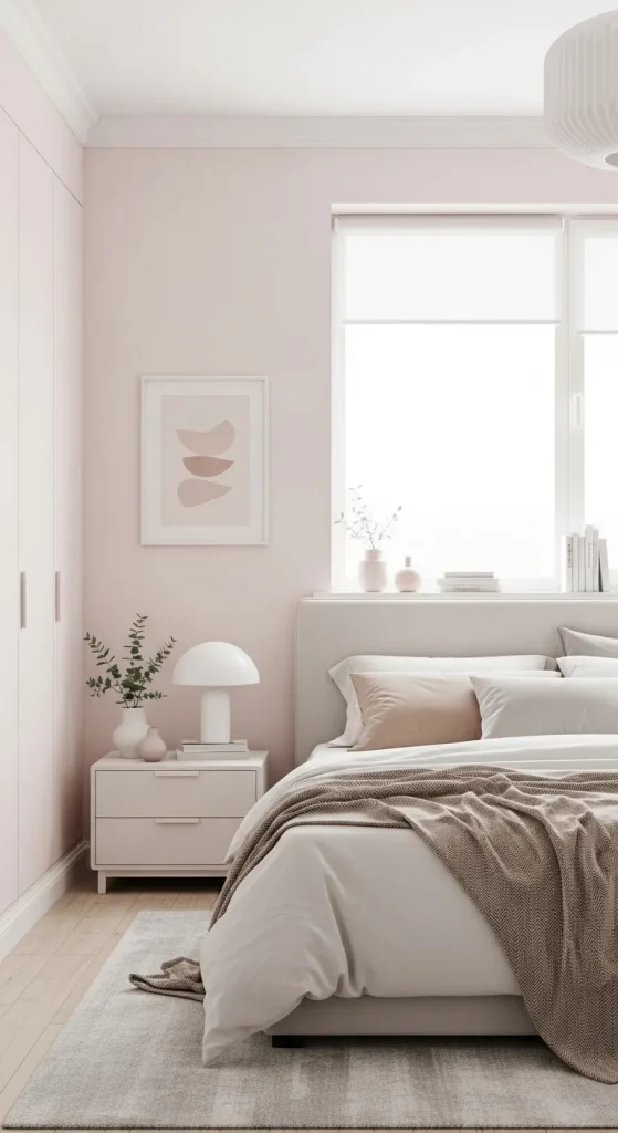 Minimalist Pink Bedrooms That Feel Calm