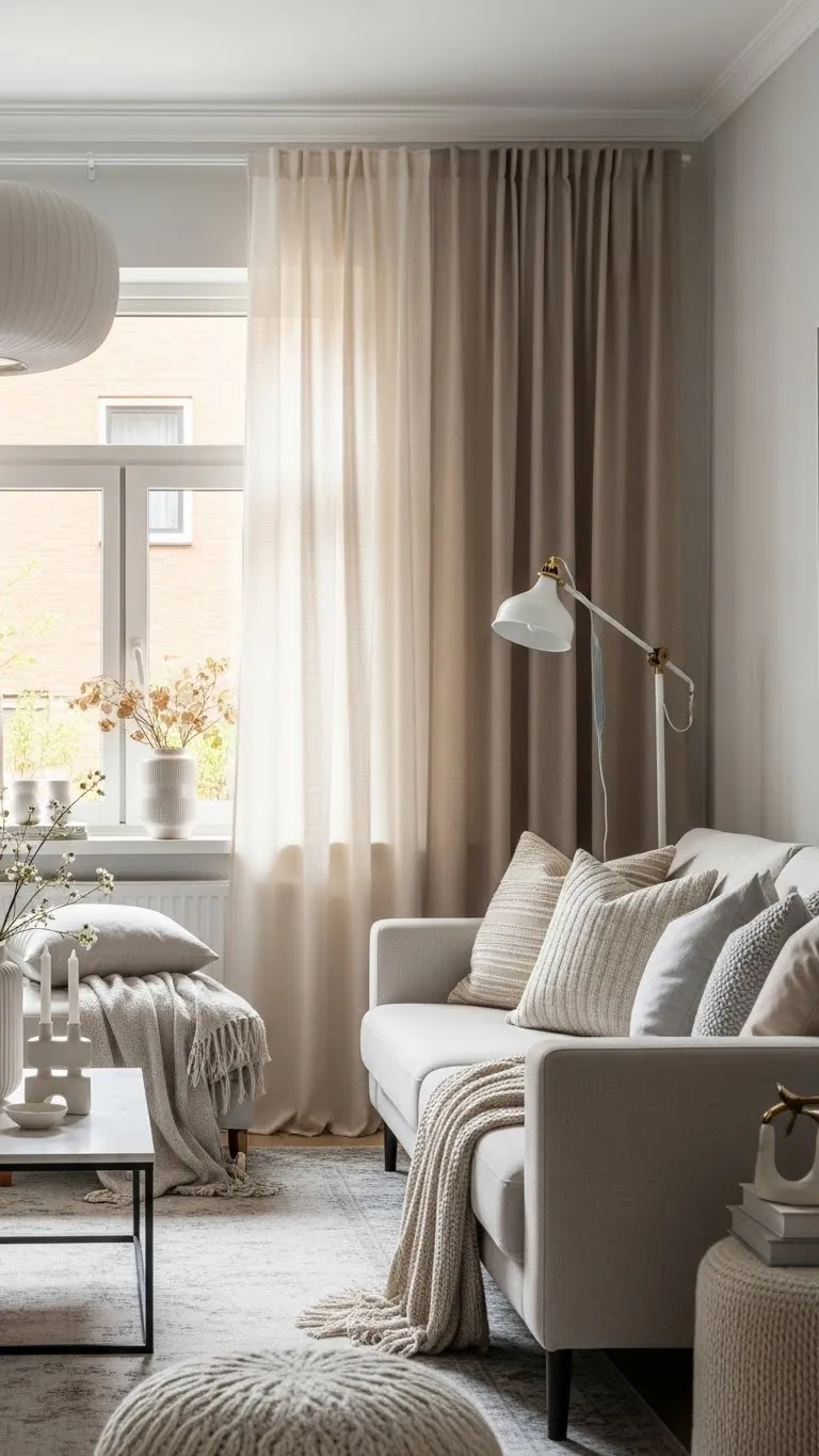 Neutral Curtains That Never Go Out of Style