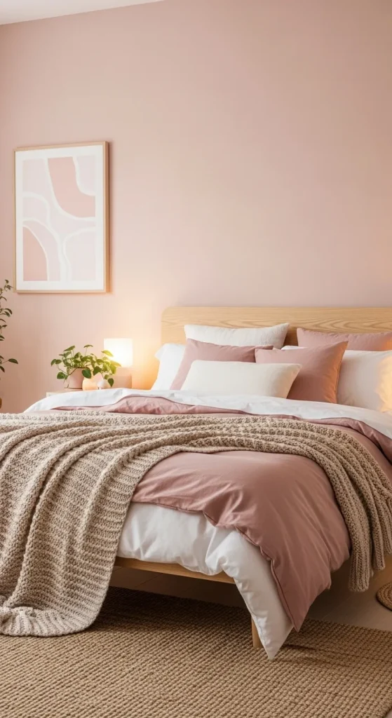 Pastel Pink for Calm, Sleep-Friendly Bedrooms