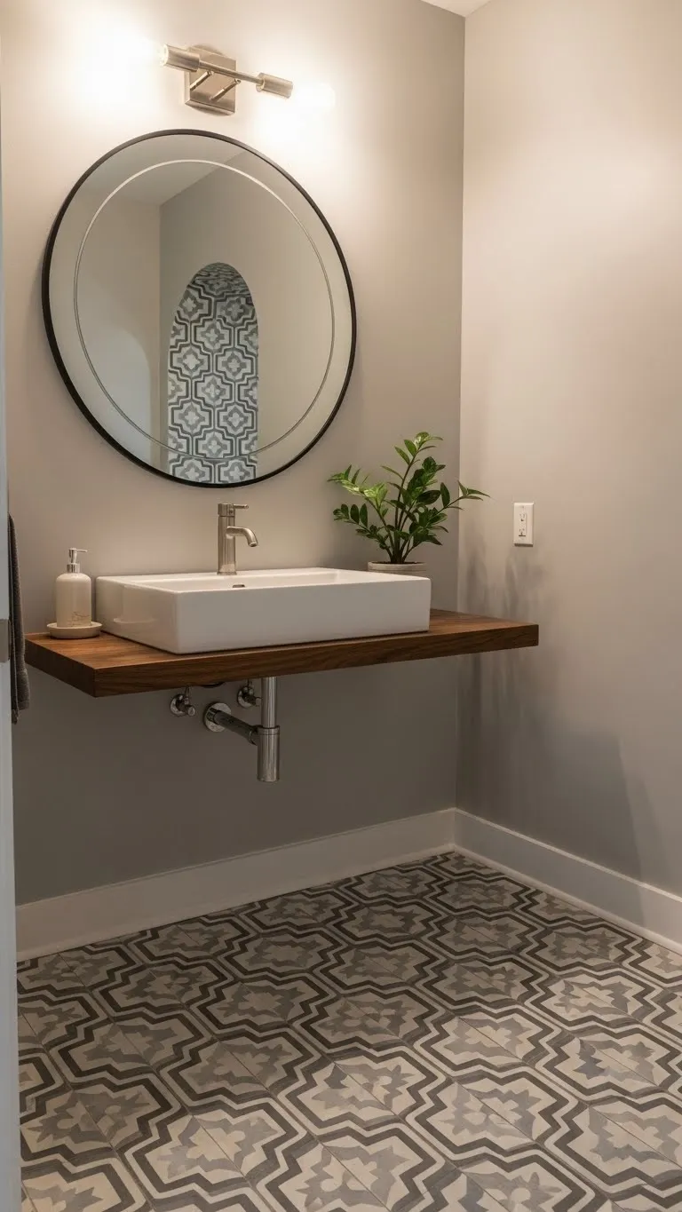 Patterned Cement Tiles: Statement Makers