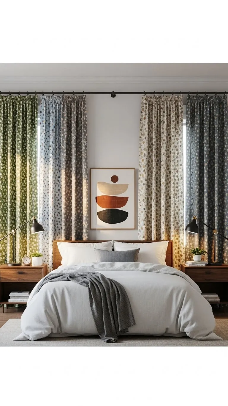 Patterned Curtains to Add Personality