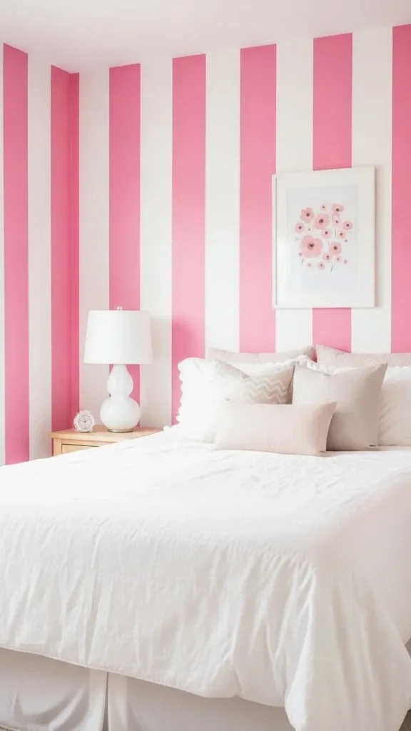  Pink and White Stripes