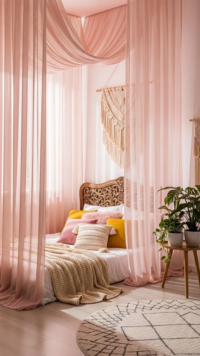 Use Soft, Flowing Curtains