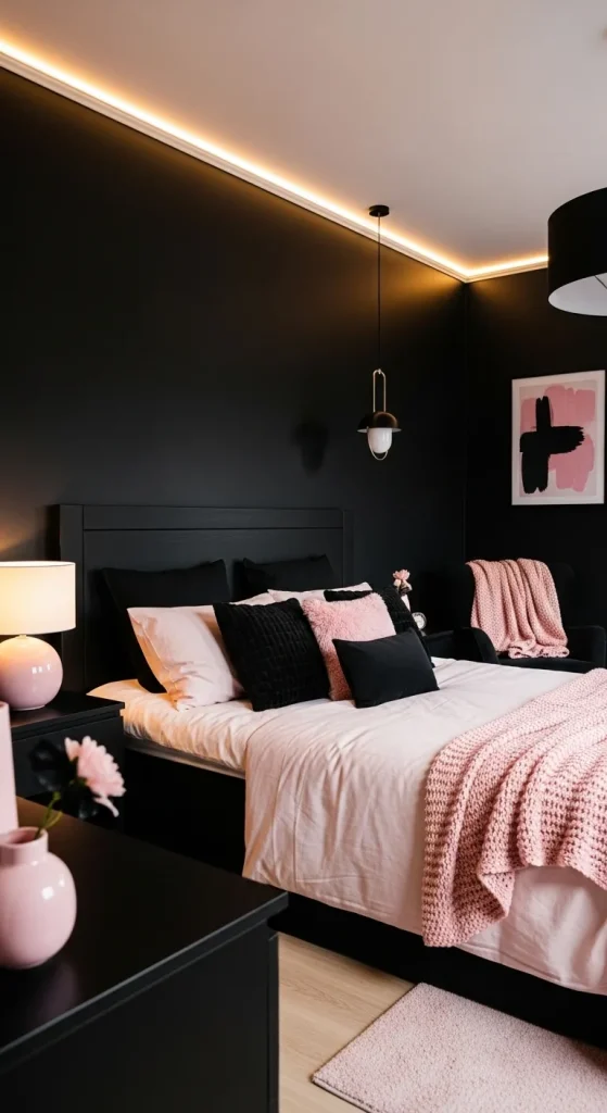 why black and pink just works