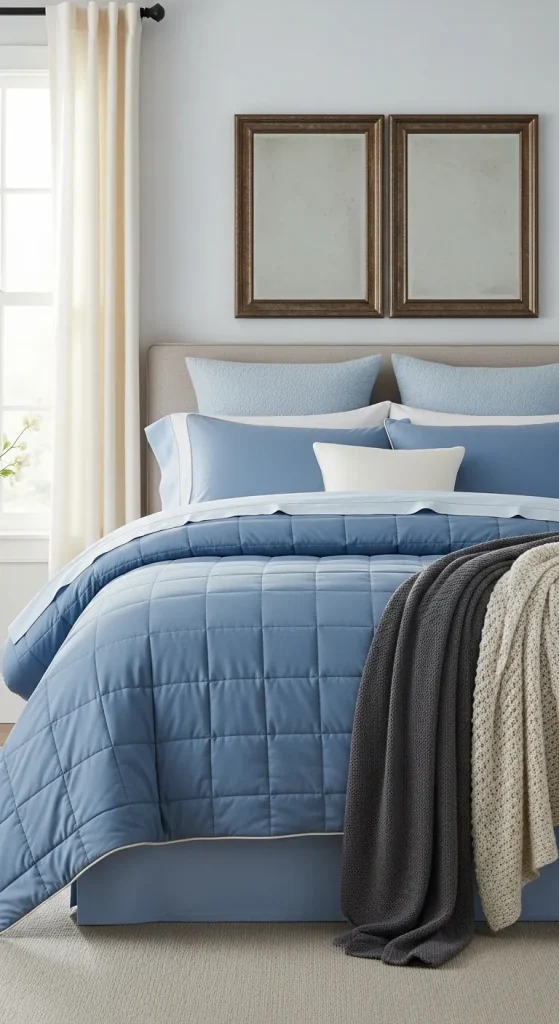 Classic Blue Calm With Layered Textiles 11zon