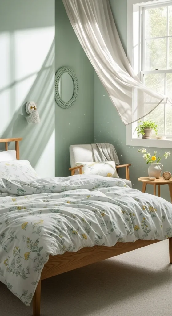 Garden Inspired Greens With Light Florals 11zon