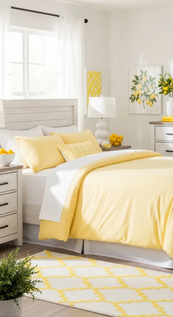 Sunny Citrus Cheer With Crisp White 11zon