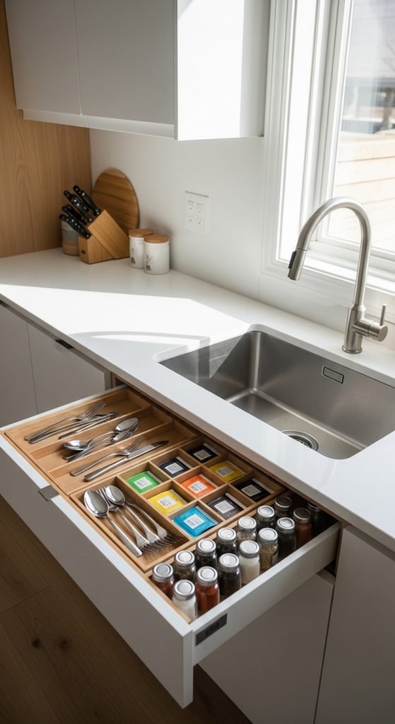 over the Sink Drawer InsertsTiny Trays Big Impact