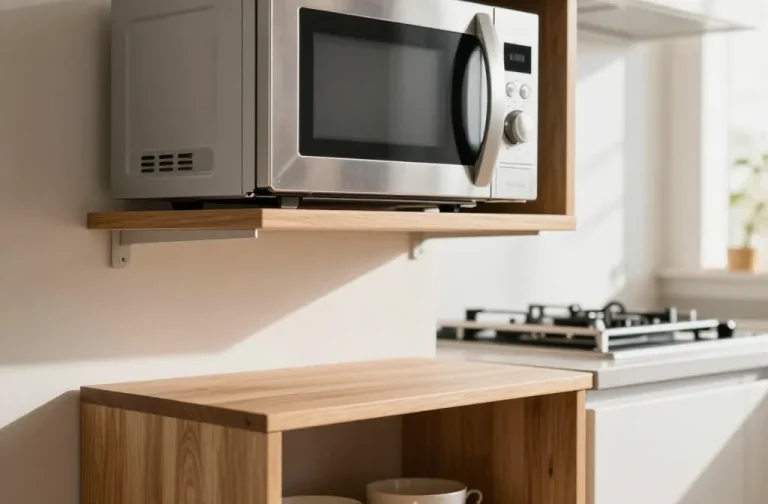 24 Diy Microwave Shelf Ideas You’Ll Love