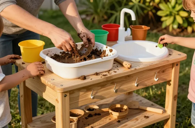 17 Diy Mud Kitchen Ideas for Kids: Playful Mud Magic