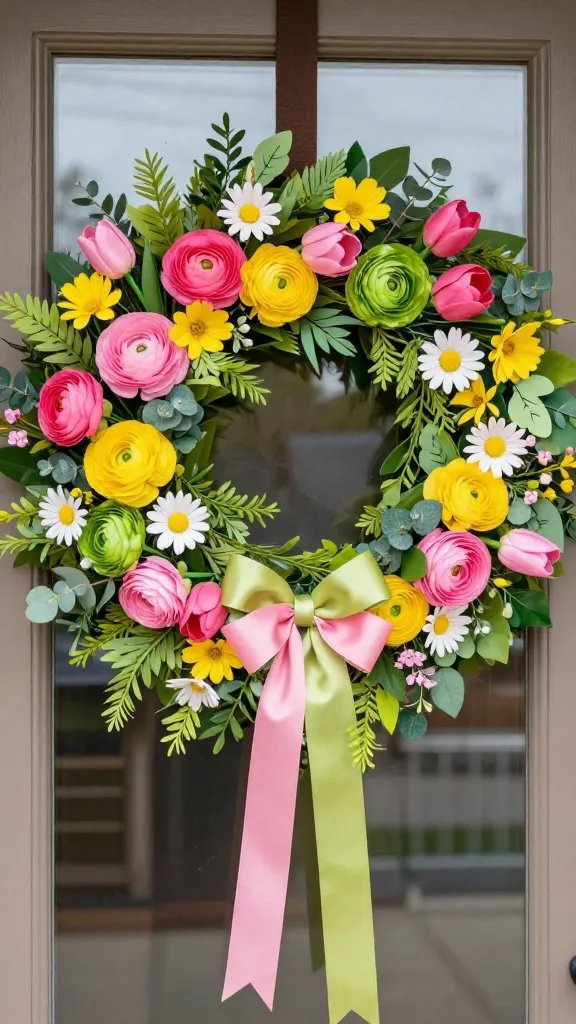 15 Spring Wreath for Front Door: Fresh & Fabulous 8 Item 7