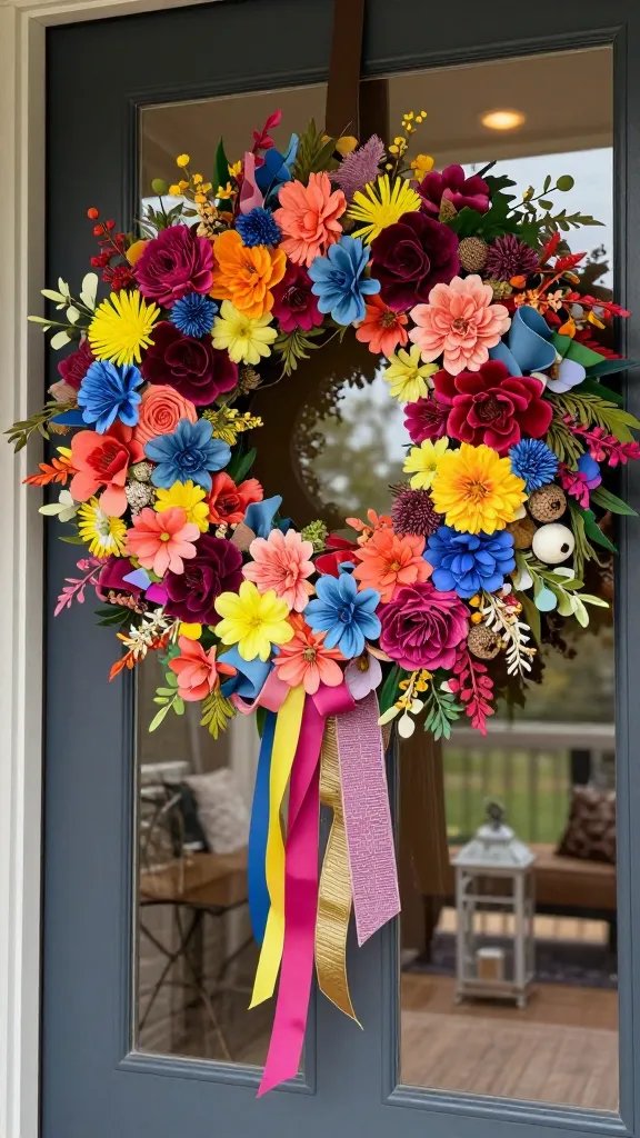 15 Spring Wreath for Front Door: Fresh & Fabulous 16 Item 15