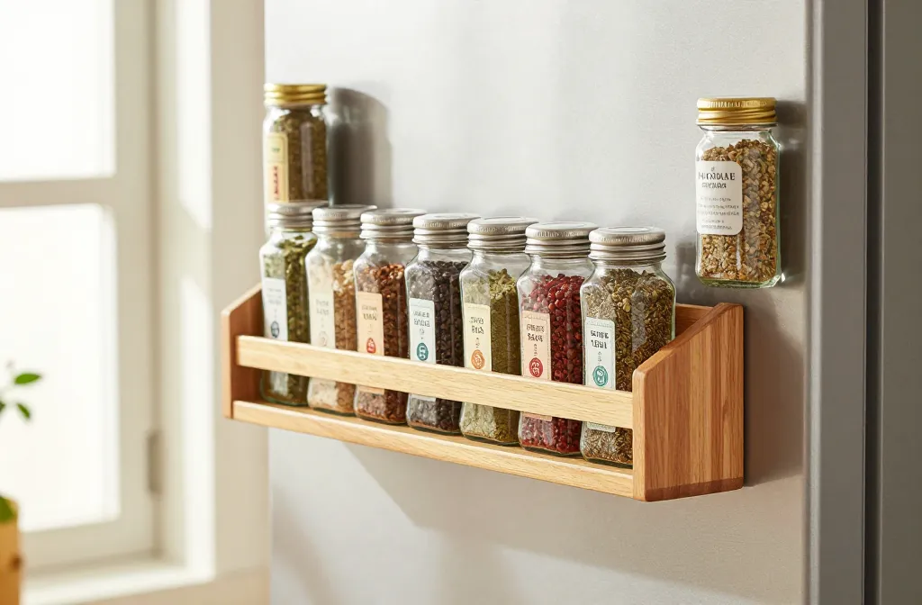 15 Magnetic Spice Storage Ideas for Small Kitchens: Tiny Space, Big Flavor