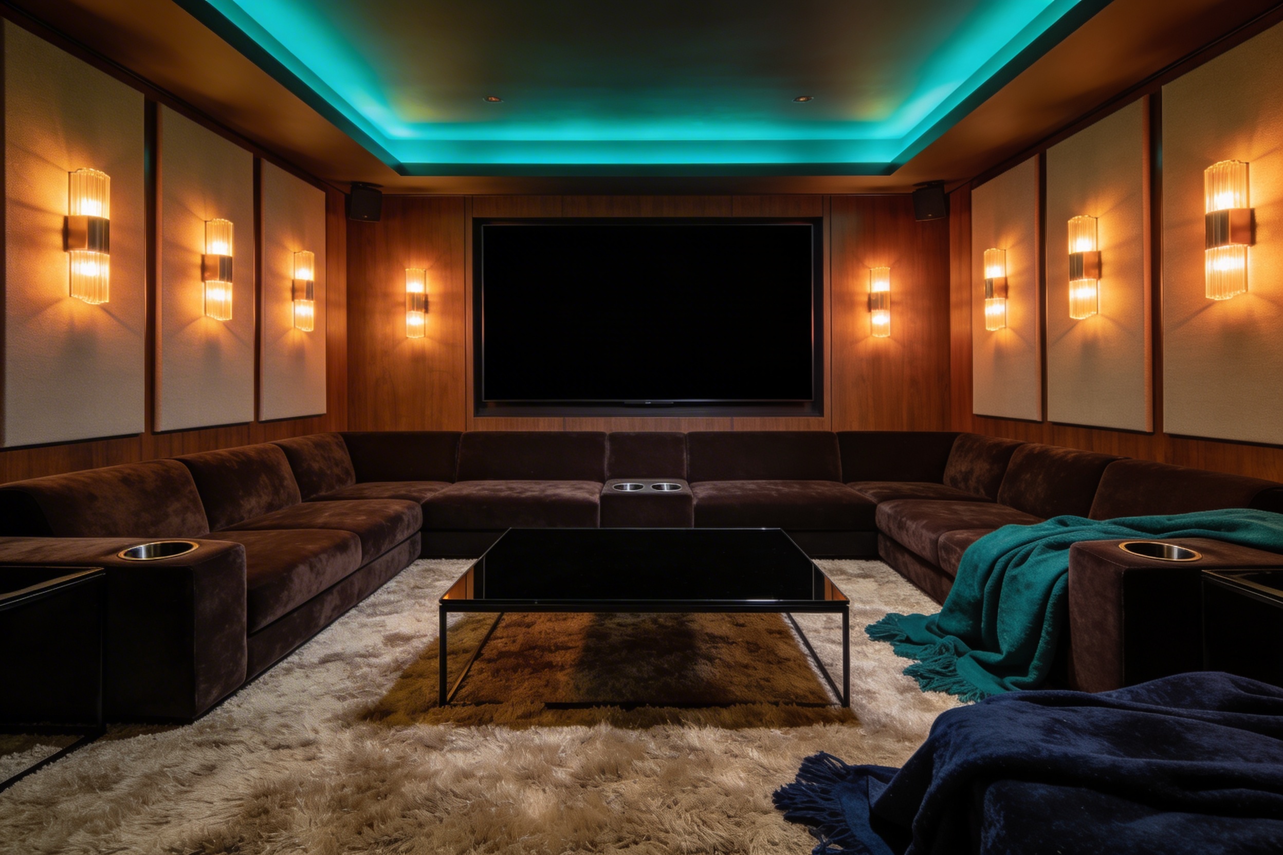 15 Luxury Home Cinema Room Ideas: Luxe Living Room Concepts