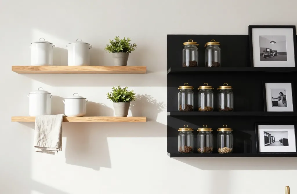 18 Kitchen Wall Shelves Decor Ideas to Elevate Your Space: Wow-Worthy Picks
