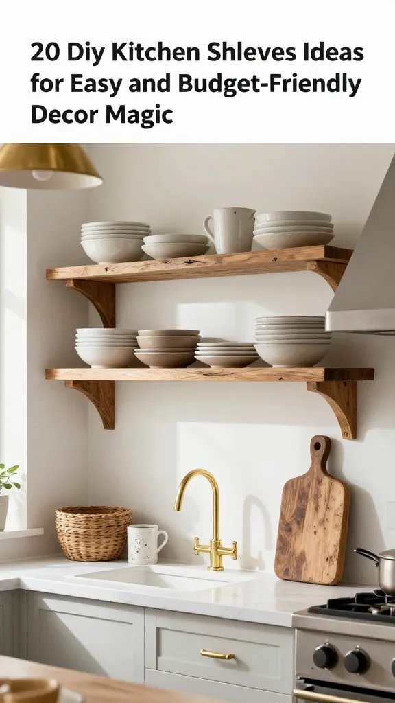 20 Diy Kitchen Shelves Ideas for Easy and Budget-Friendly Décor Magic 2 Item 1