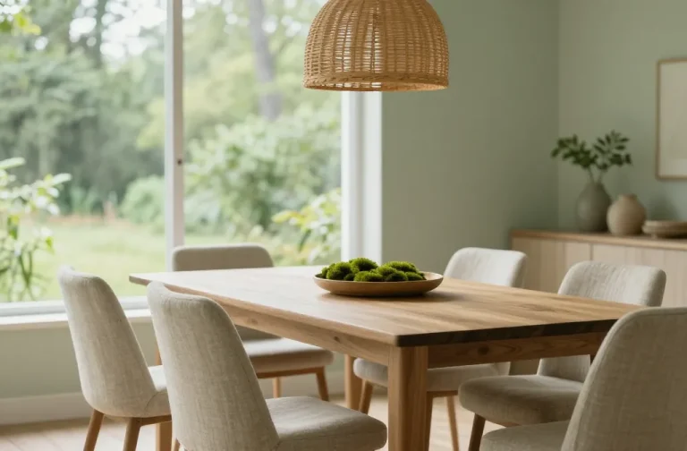 18 Green Dining Room Ideas for a Calm and Natural Space: Serene Greenroom Inspirations