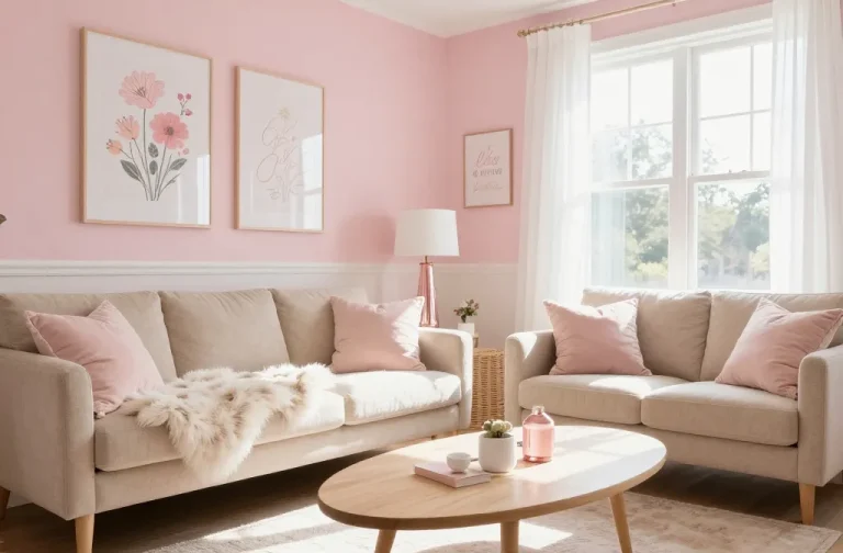 18 Girly Living Room Decor Ideas for a Cute and Stylish Apartment You’Ll Love