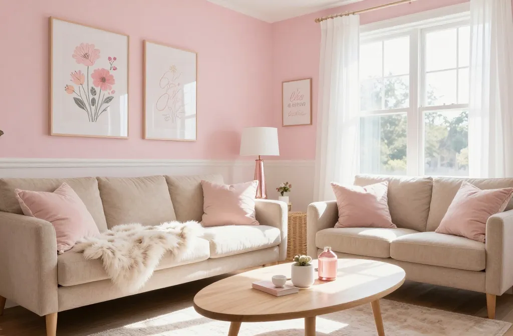 18 Girly Living Room Decor Ideas for a Cute and Stylish Apartment You’Ll Love