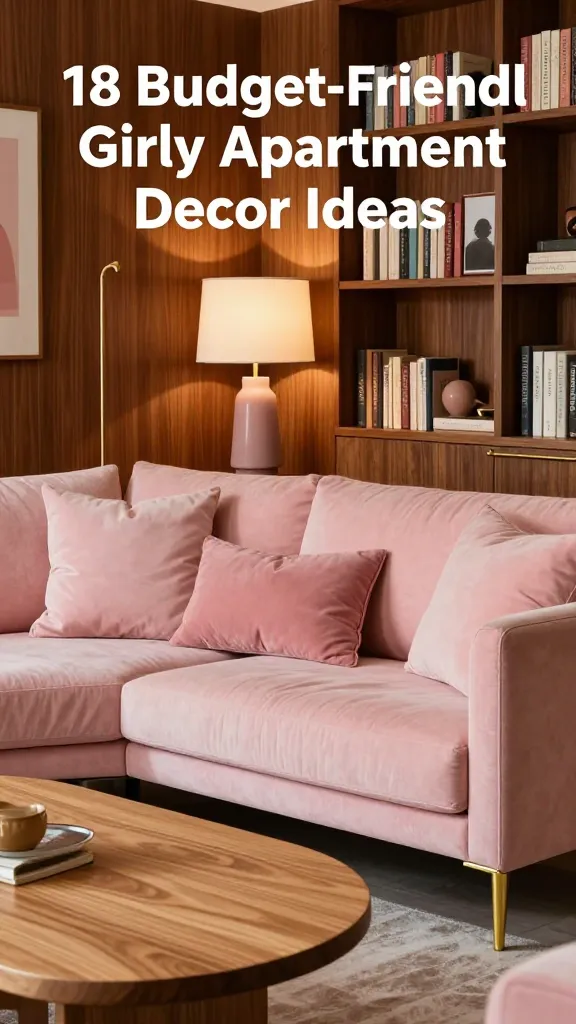 18 Budget-Friendly Girly Apartment Decor Ideas : Tiny Lux Tricks 10 Item 9